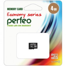 Карта памяти Perfeo microSD 4Gb (Class 10)