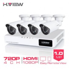 4 Камеры H.view 720 P (HD)